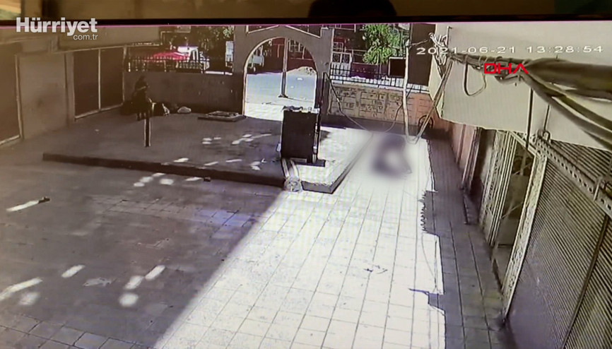 Tartıştığı kişi silah çekince 7nci kattan atladı; o anlar kamerada