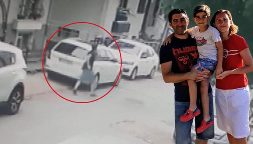 Karısını öldüren koca kamerada