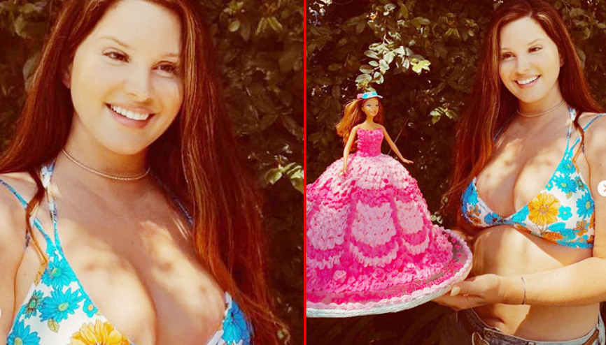 36 yaşına Barbie pastayla girdi