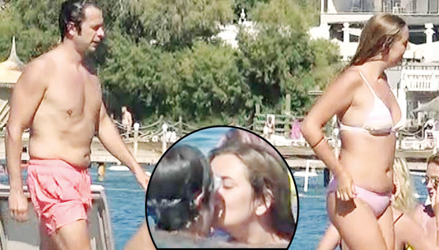 Atakan Çelik ve eşi Zeynep Mızrak  Yalıkavak’ta