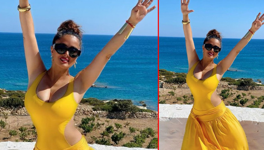 Salma Hayek: Kocam yokken yatak odama onu alıyorum