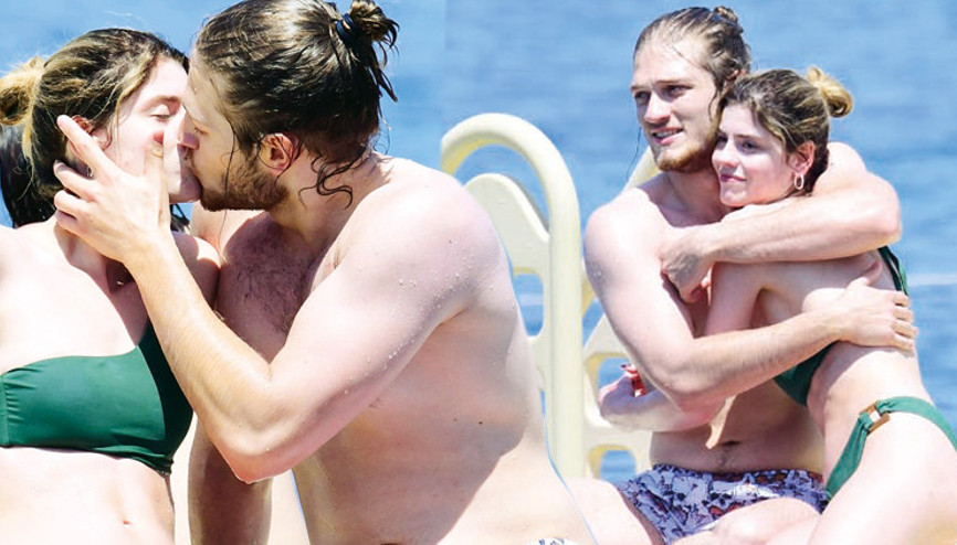 Korcan Kol ile sevgilisi Bodrumda...  Yalıkavak romantizmi