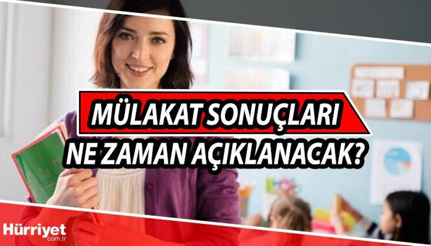 Sözleşmeli öğretmenlik mülakat sonuçları açıklandı mı Sözlü sınav sonuçları MEB.gov.trde olacak