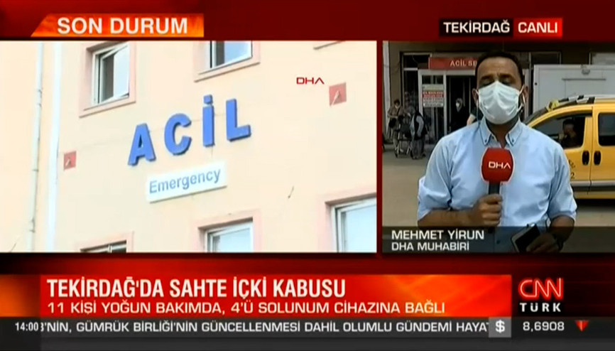 Tekirdağda sahte içki kâbusu