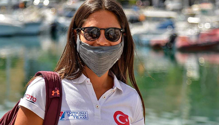 Milli sörfçü Dilara Uralp, İspanyada ikinci oldu