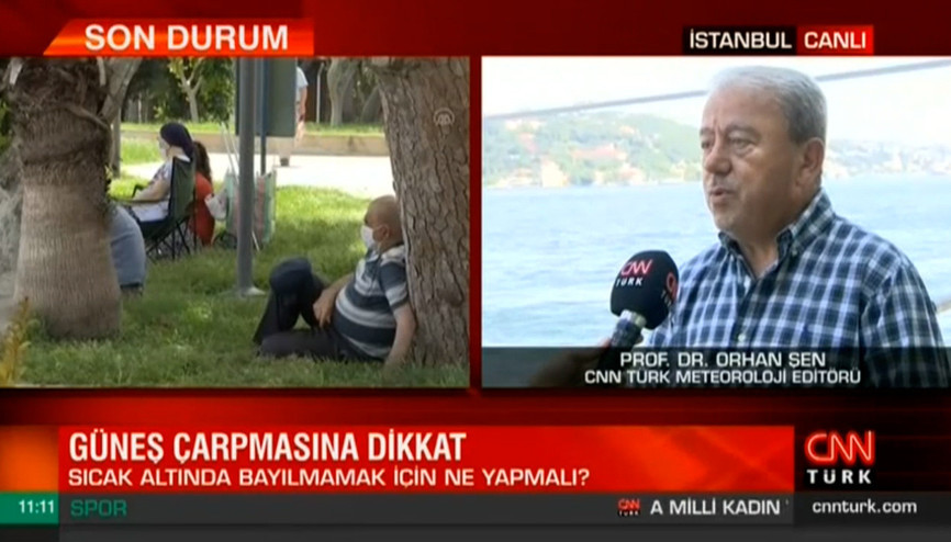 Güneş çarpmasına dikkat