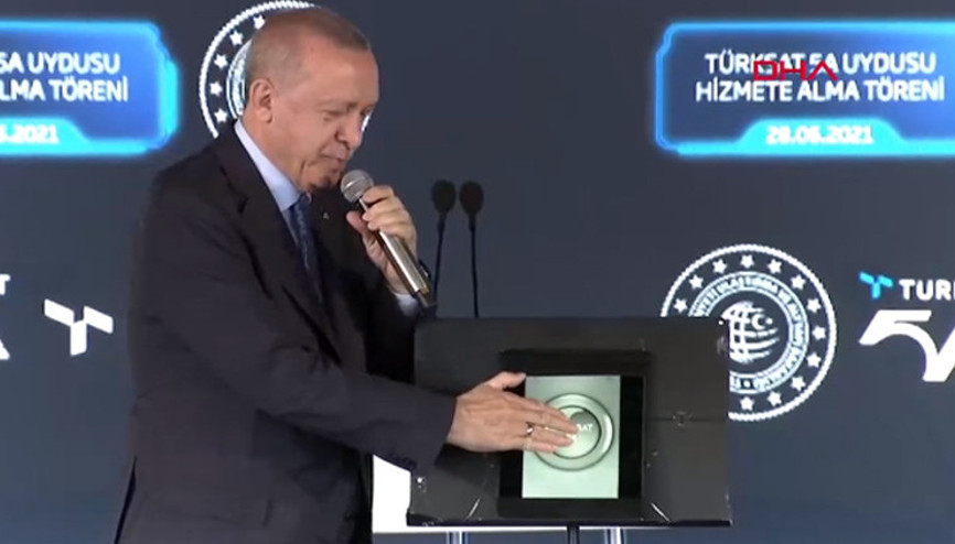 Son dakika... Türksat 5A hizmete alındı Cumhurbaşkanı Erdoğan: Türkiye dünyadaki ilk 10 ülke arasına girecek