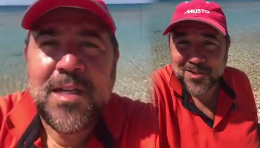 Ata Demirer son durumu paylaştı: Müsilaj gitti, deniz cam gibi