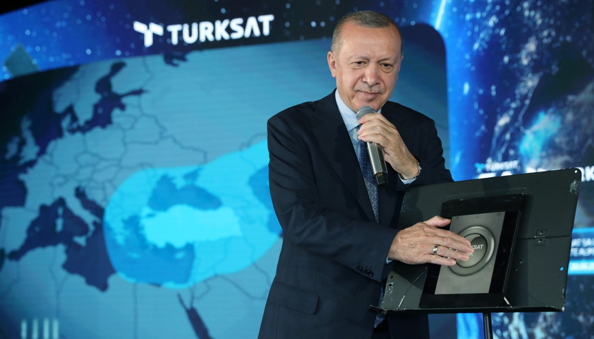 Türksat 5A hizmete alındı Cumhurbaşkanı Erdoğan önemli açıklamalarda bulundu