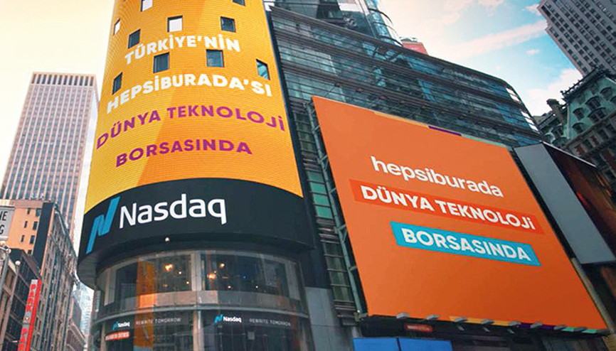 Hepsiburada Nasdaq Borsası’nda Hepsiburada Nasdaq Borsası’nda