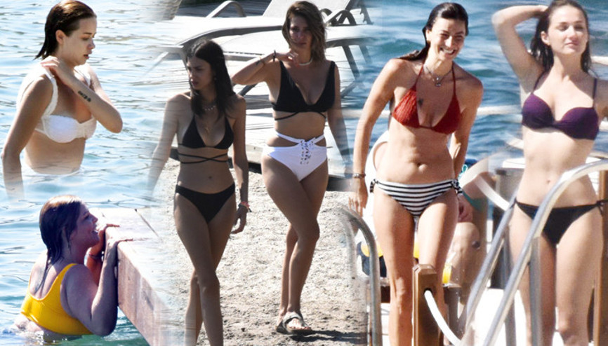 Tolga Güleç, Seda Akman, Aleyna Solaker, Çiğdem Batur... Oyuncuların Bodrum çıkarması