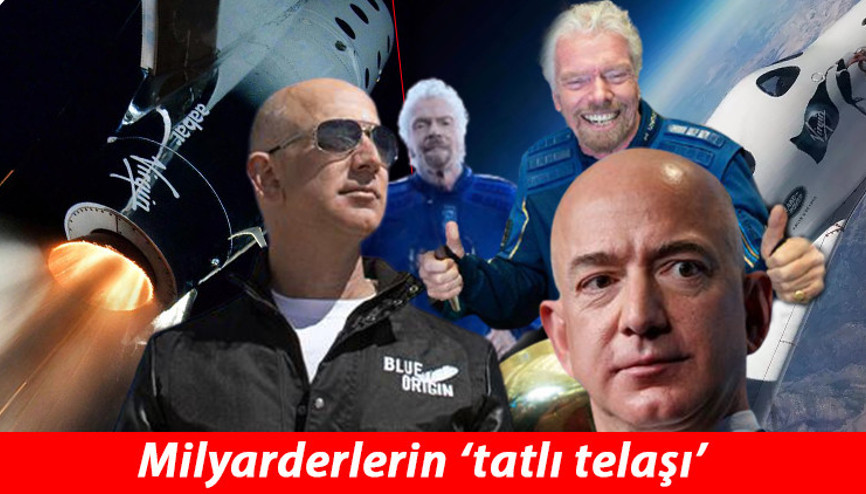 Milyarderlerin uzay savaşı Richard Branson-Jeff Bezosu geçecek Milyarderlerin uzay savaşı Richard Branson-Jeff Bezosu geçecek