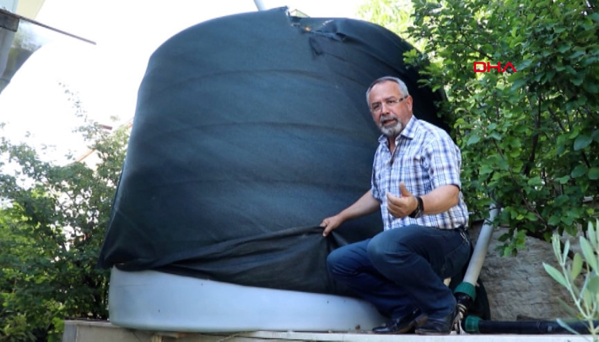 Yağmur suyu hasadıyla 5 yılda 1000 ton su tasarrufu yaptı