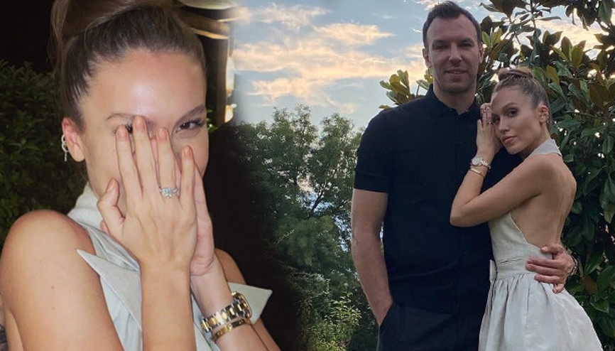 Duygu Özaslan ve Can Maxim Mutaf evlilik yolunda ilk adımı attı