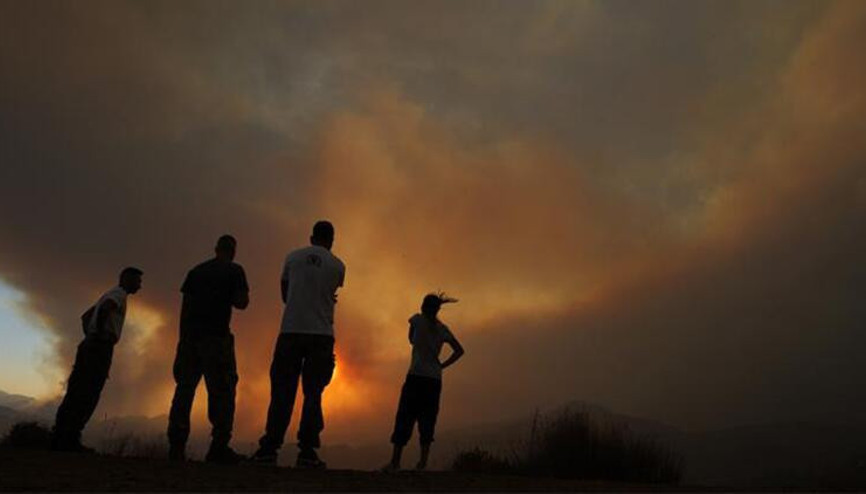 Güney Kıbrıs Rum Yönetiminde orman yangını
