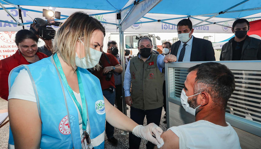 Avrupalı Türkler için Kapıkule’de aşı merkezi