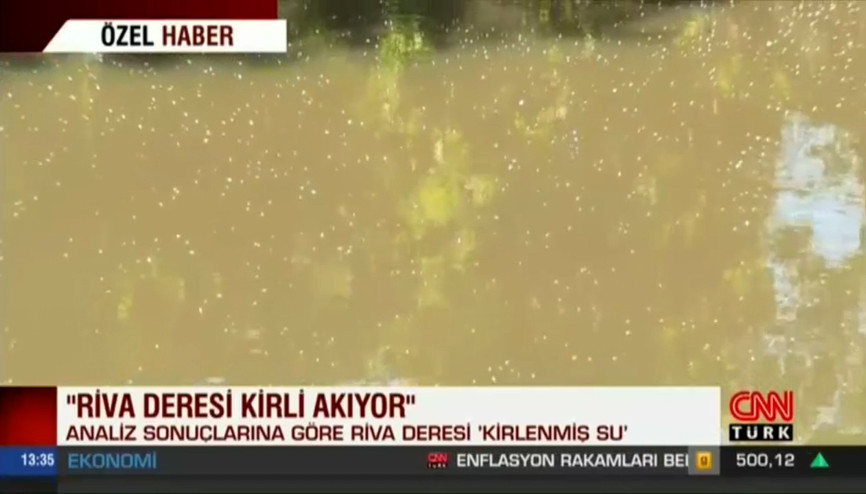 Riva Deresinde kirlilik devam ediyor