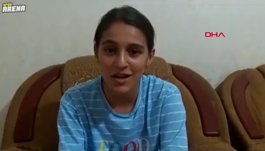Toprak sahada hentbol oynayan 13 yaşındaki Merve DHAya ikinci açıklamasını yaptı