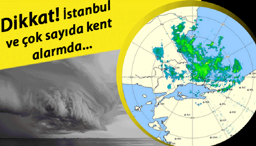 İstanbul için yağış uyarısı