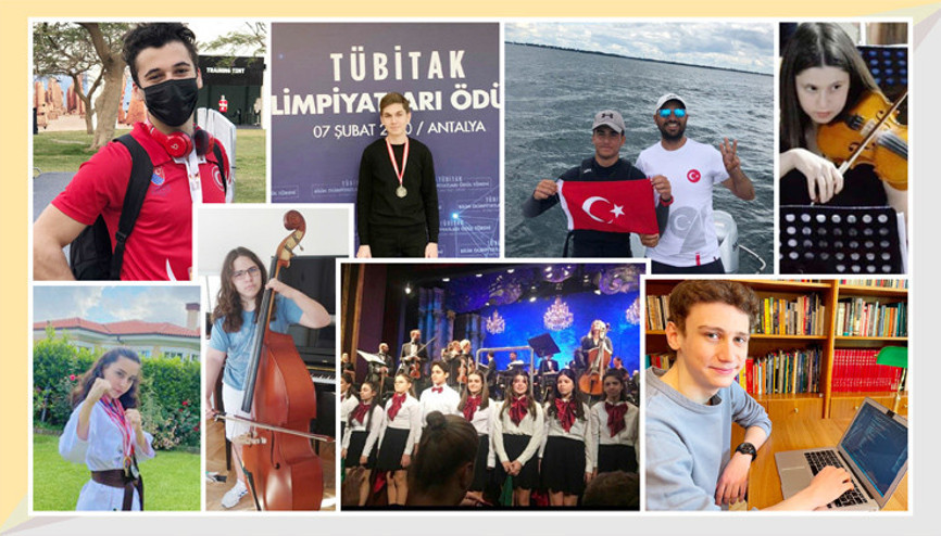 Yeteneklerini bursa çevirdiler