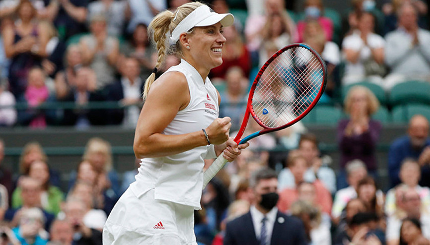 Wimbledonda Sabalenka ve Kerber yarı finale yükseldi