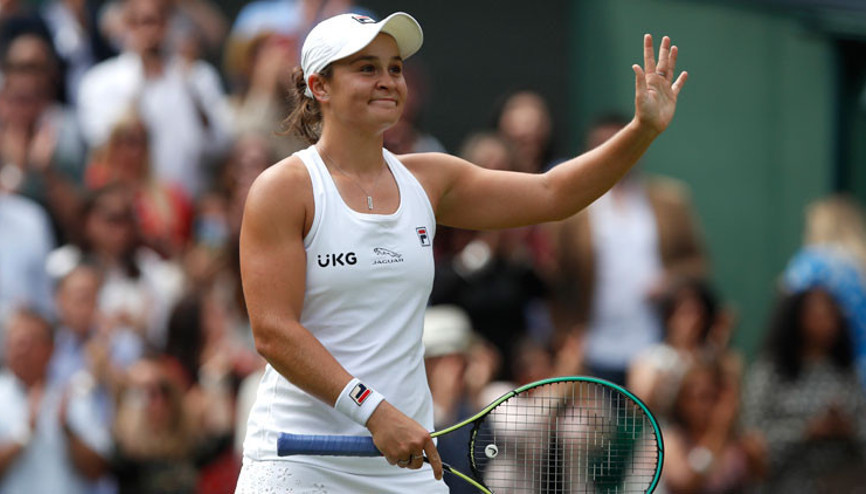 Wimbledonda ilk finalist Barty