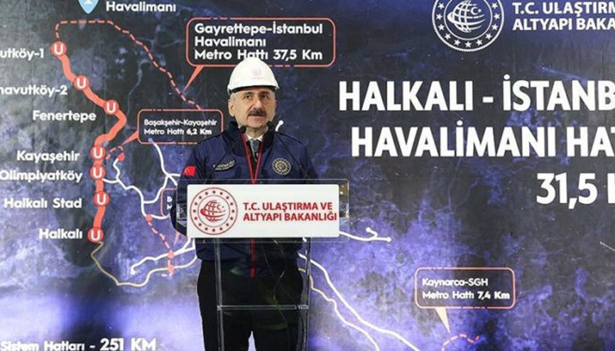 Halkalı İstanbul 3. Havalimanı metro durakları güzergah bilgileri