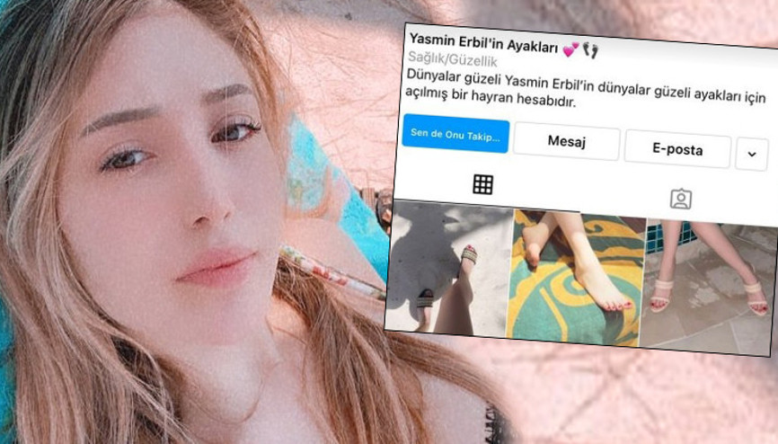 Yasmin Erbilin adına açılan sahte hesap kızdırdı: Siz delirmişsiniz