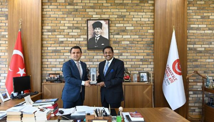 Hindistan Büyükelçisi Panda, Tarihi Alanı ziyaret etti