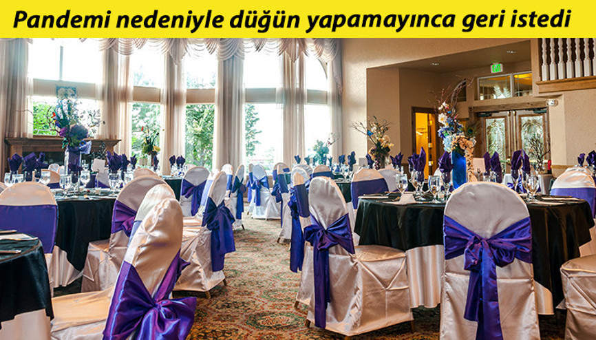 Düğün salonu kaporası ile ilgili mahkemeden emsal karar
