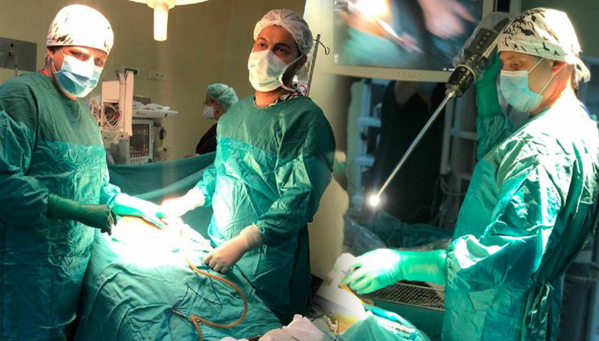 Yemek borusu doğuştan kapalıydı Bu ameliyatı olan en küçük hasta oldu