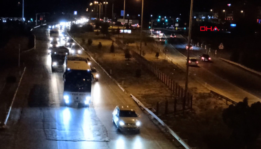 Kilit kavşak Kırıkkalede bayram öncesi trafik yoğunluğu