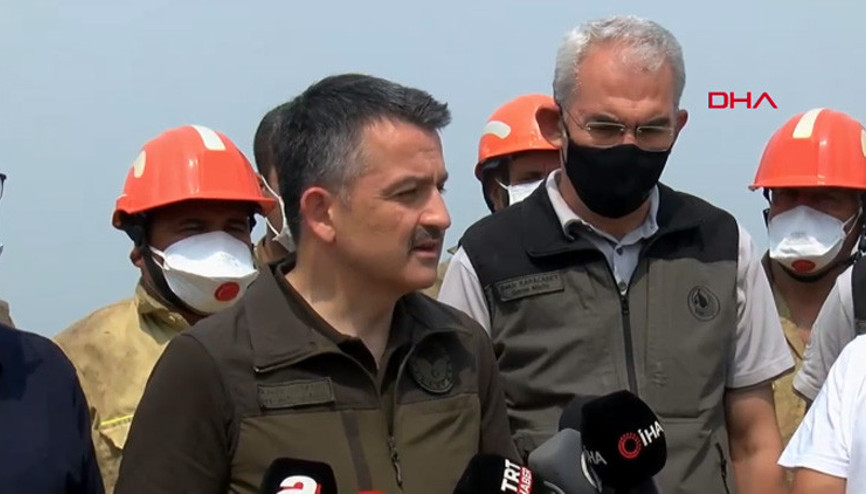 Son dakika... Bakan Pakdemirli: Hatay ve Mersindeki yangınlar kontrol altına alındı
