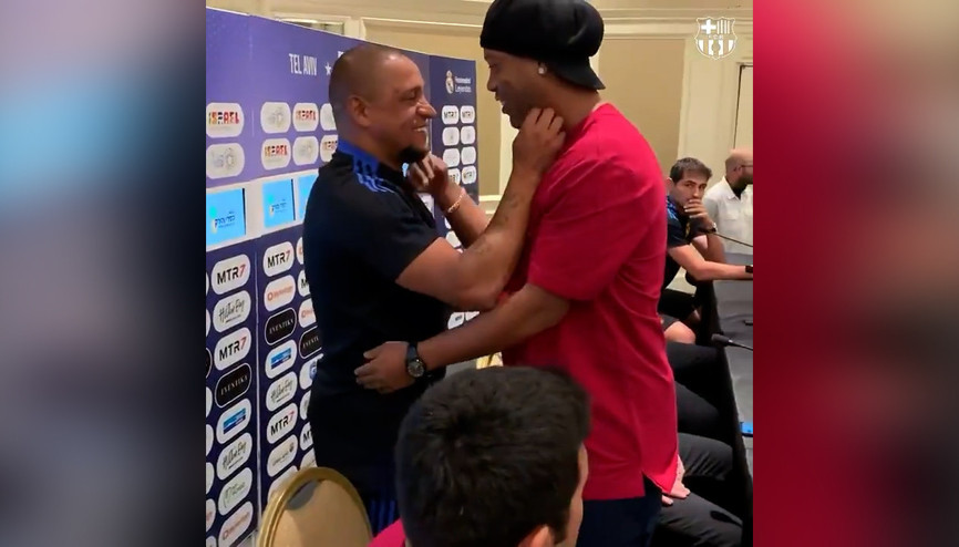 Real Madrid ve Barcelona efsaneleri bir araya geldi