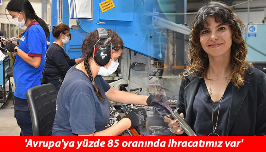 Öğretmenlik yapmadı bu işe başladı Fabrikanın kaynak tezgahı kadınlara emanet... Öğretmenlik yapmadı bu işe başladı Fabrikanın kaynak tezgahı kadınlara emanet...