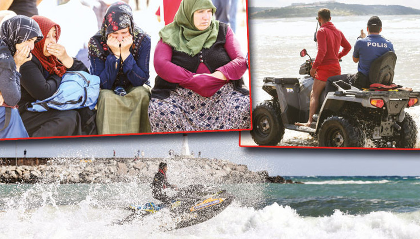 Şile’de dalga faciası: 2 ölü, bir kayıp