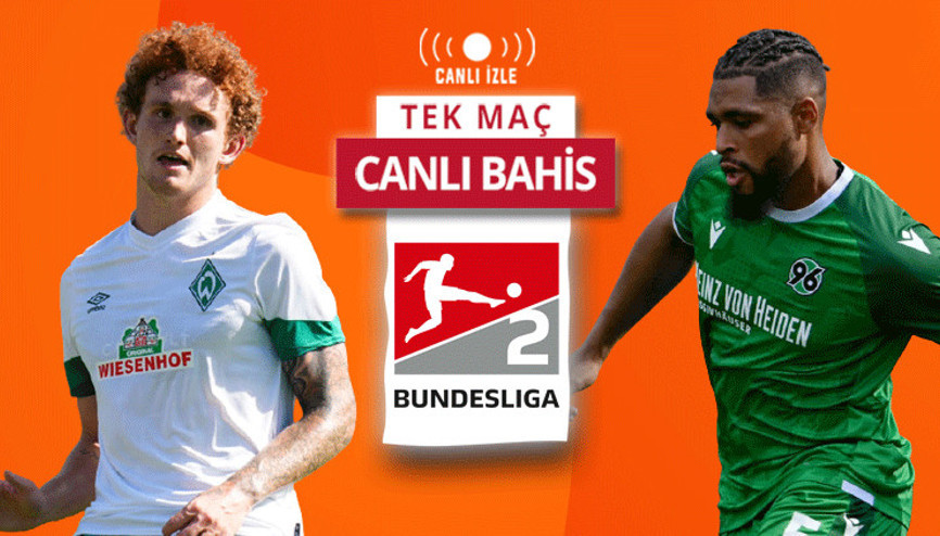 2. Bundesliga keyfini Misli.comda CANLI YAYINLARLA yaşa Bremen-Honnever maçında öne çıkan iddaa tahmini...