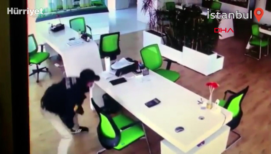 Avcılarda özel güvenlik montlu hırsızlar kamerada