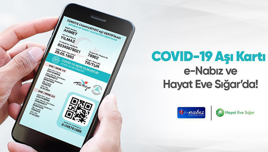 Aşı kartı (aşı sertifikası) nedir, nasıl alınır Dijital aşı kartı alma ekranı