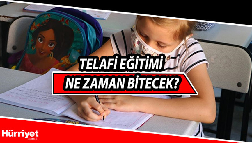 Telafi eğitimi ne zaman bitecek MEB  Telafide Ben de Varım programının bitiş tarihi belli oldu