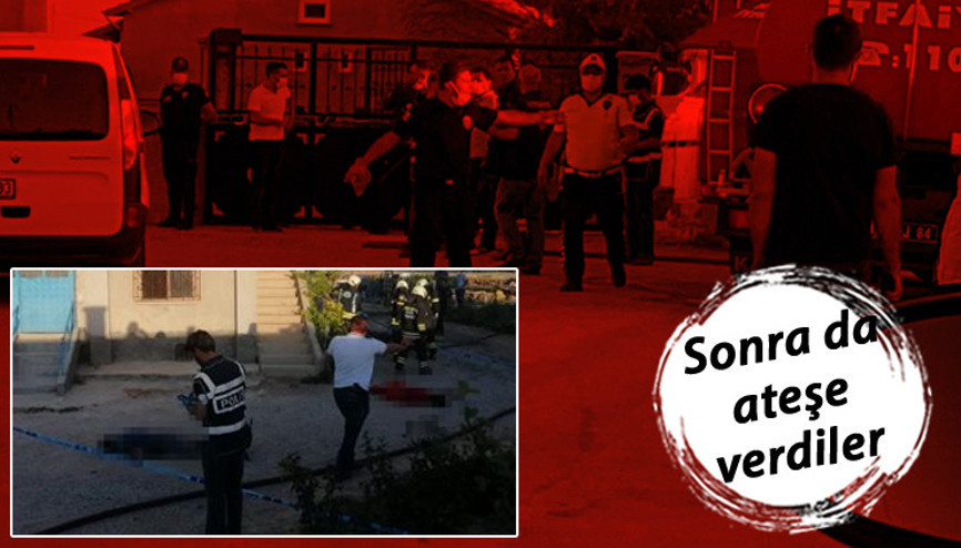 Konyada katliam Evi basıp 6 kişiyi öldürdüler