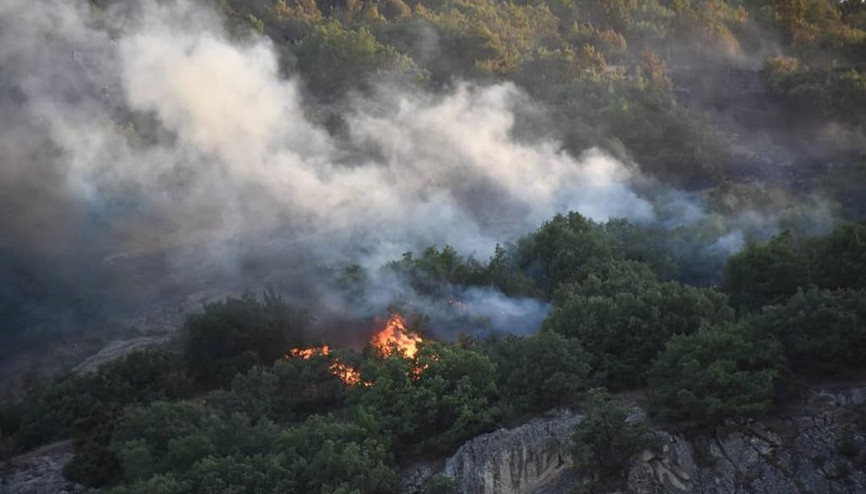 Kızılcahamam’da 70 dönüm yandı