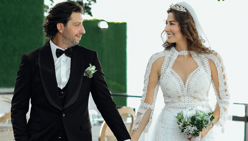 Manken Şenay Akay ve Tarık Soner evlendi