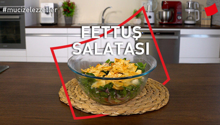 Fettuş Salatası Tarifi | Mucize Lezzetler