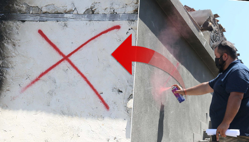 Manavgat’ta dikkat çeken görüntü