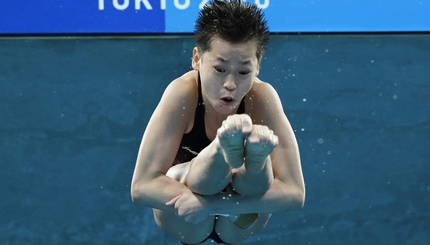 Tokyo 2020 Haberleri: 10 metre platform atlamada şampiyon, 14 yaşındaki Çinli Quan Hongchan