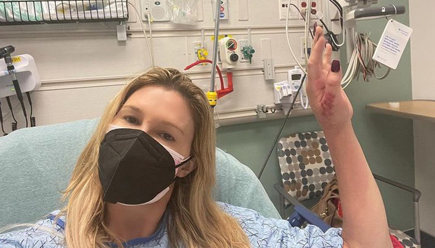 TV yıldızı Brandi Glanville, gizemli bir enfeksiyon nedeniyle hastanelik oldu