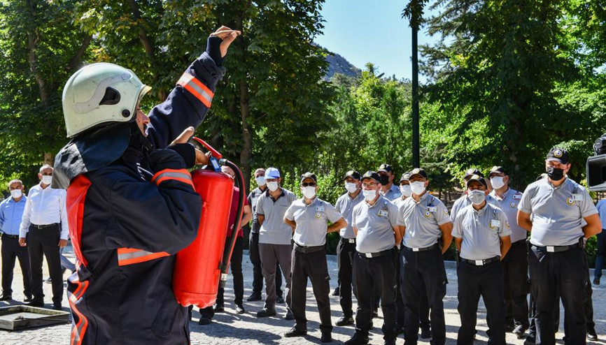 ANFA personeline yangın tatbikatı