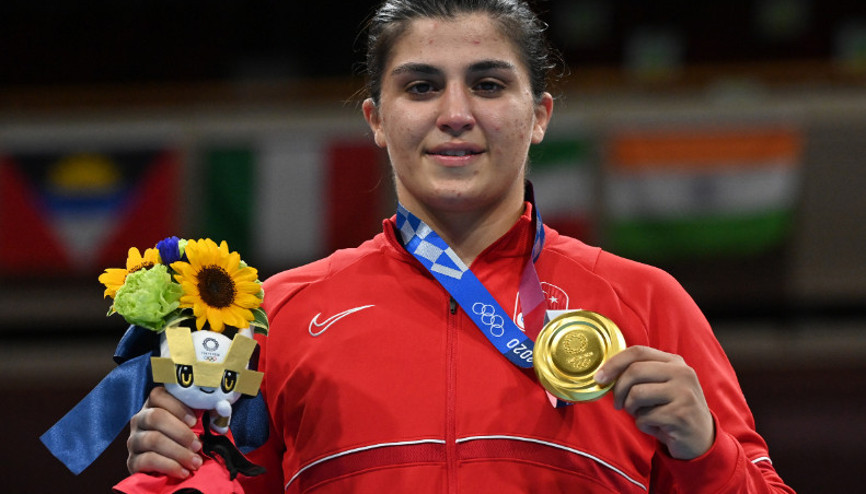 Son Dakika: Busenaz Sürmeneli ve Buse Naz Çakıroğlu Tokyo 2020de tarih yazdılar Çok özel fotoğraflar...