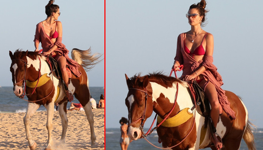 O gün de atla gezdi